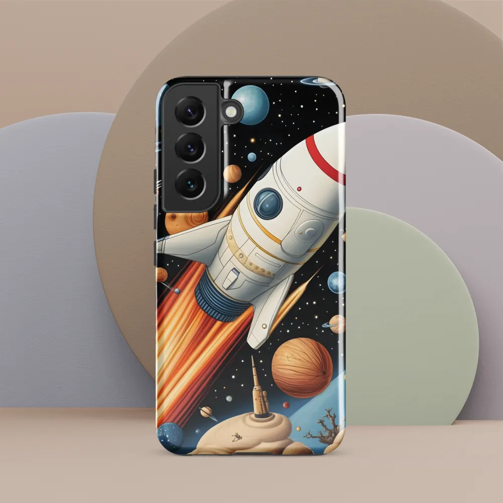 Journey Through the Cosmos | Phone Case |  S22 | Tough Case | Glossy