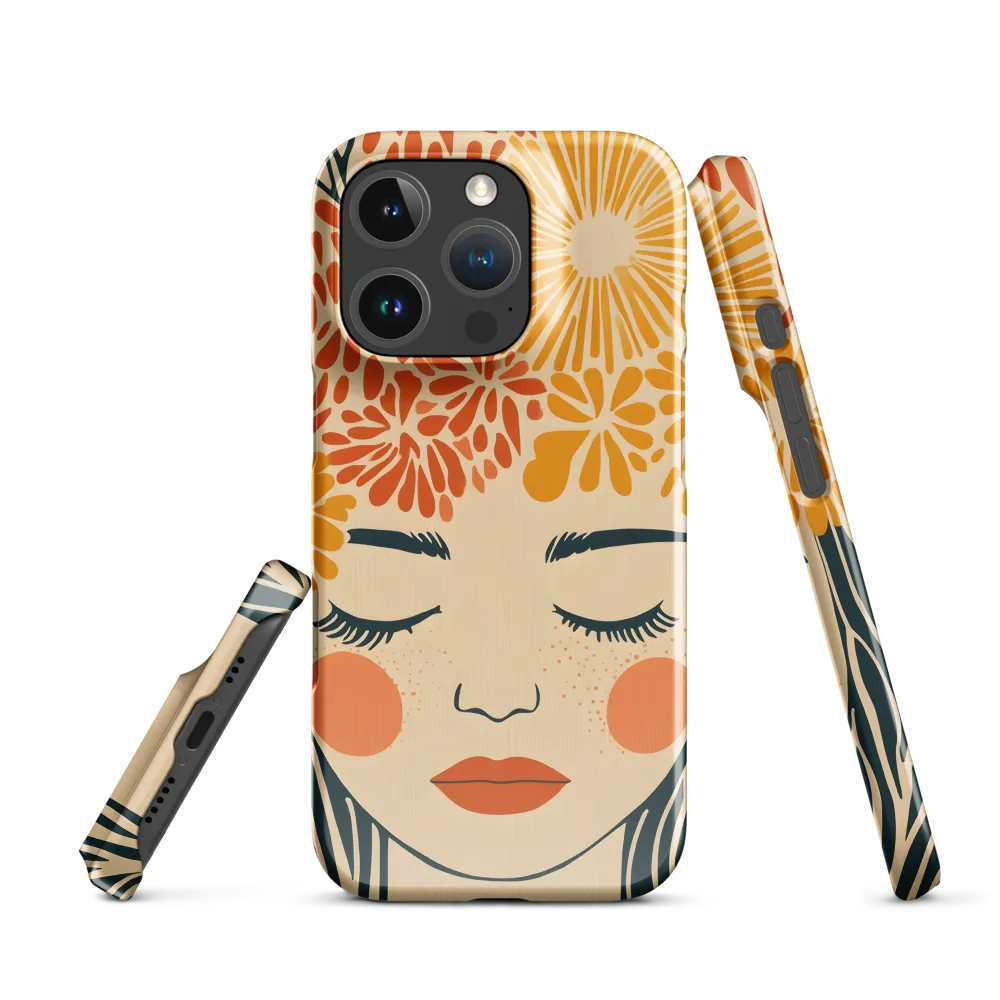 Serenity in Bloom | Phone Case |  16 Pro | Snap Case | Glossy