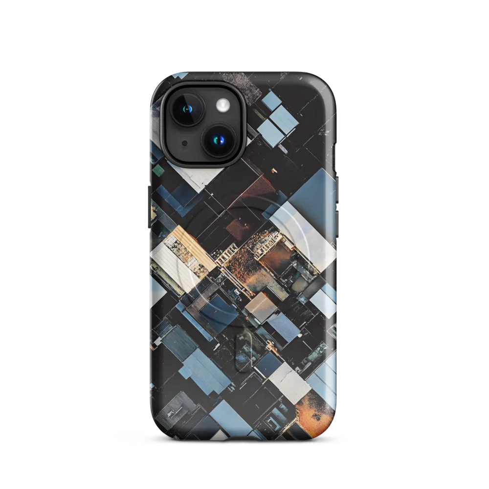 Urban Mosaic from Above | Phone Case |  15 | MagSafe® Tough Case | Glossy