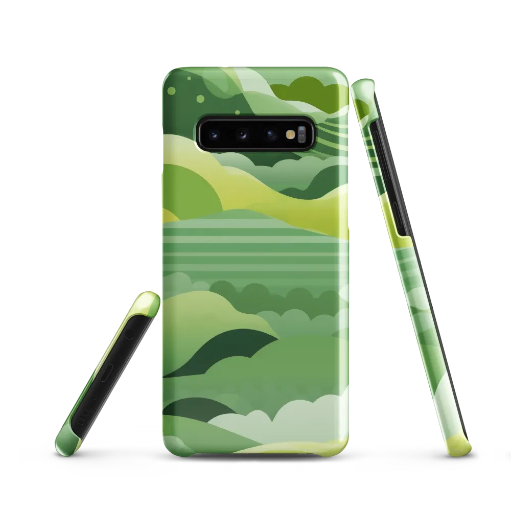 Tranquility in Green Waves
