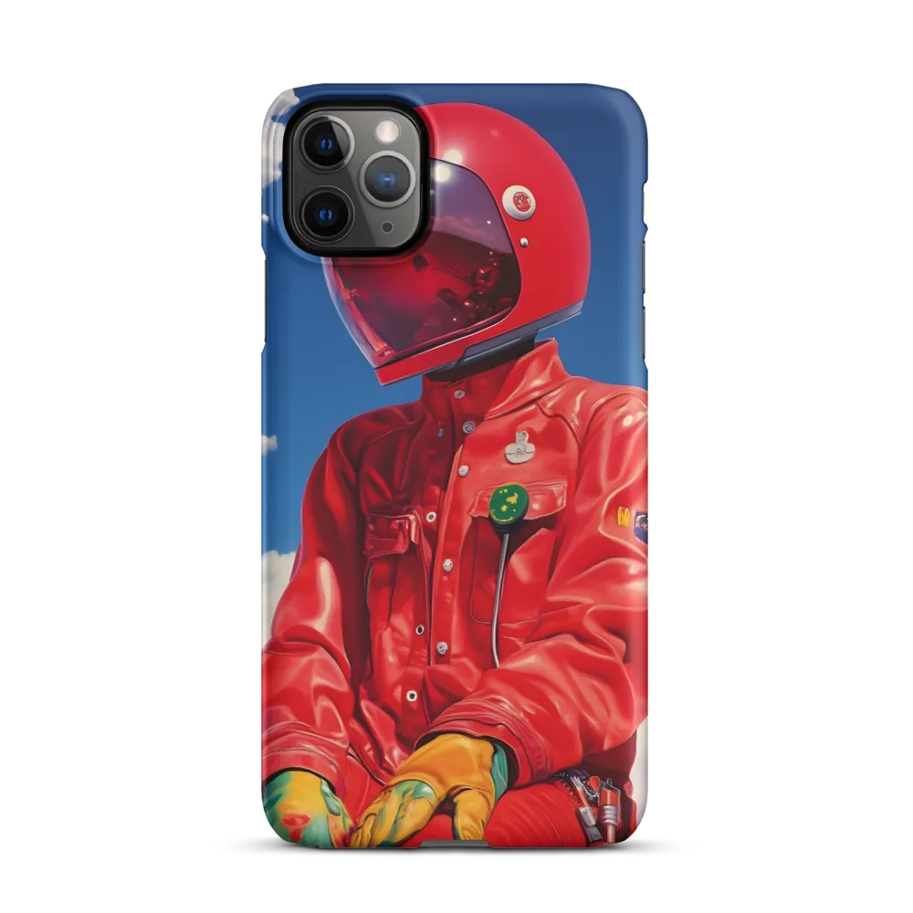 Astronaut in Crimson