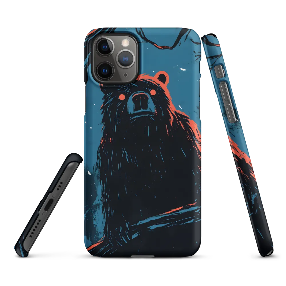 Eerie Majesty: A Bear in the Night