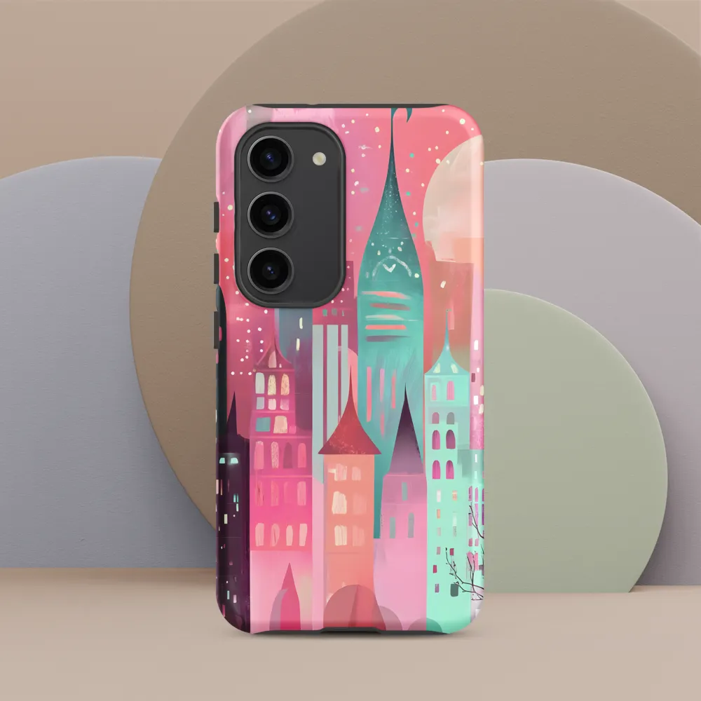 Whimsical City at Dusk