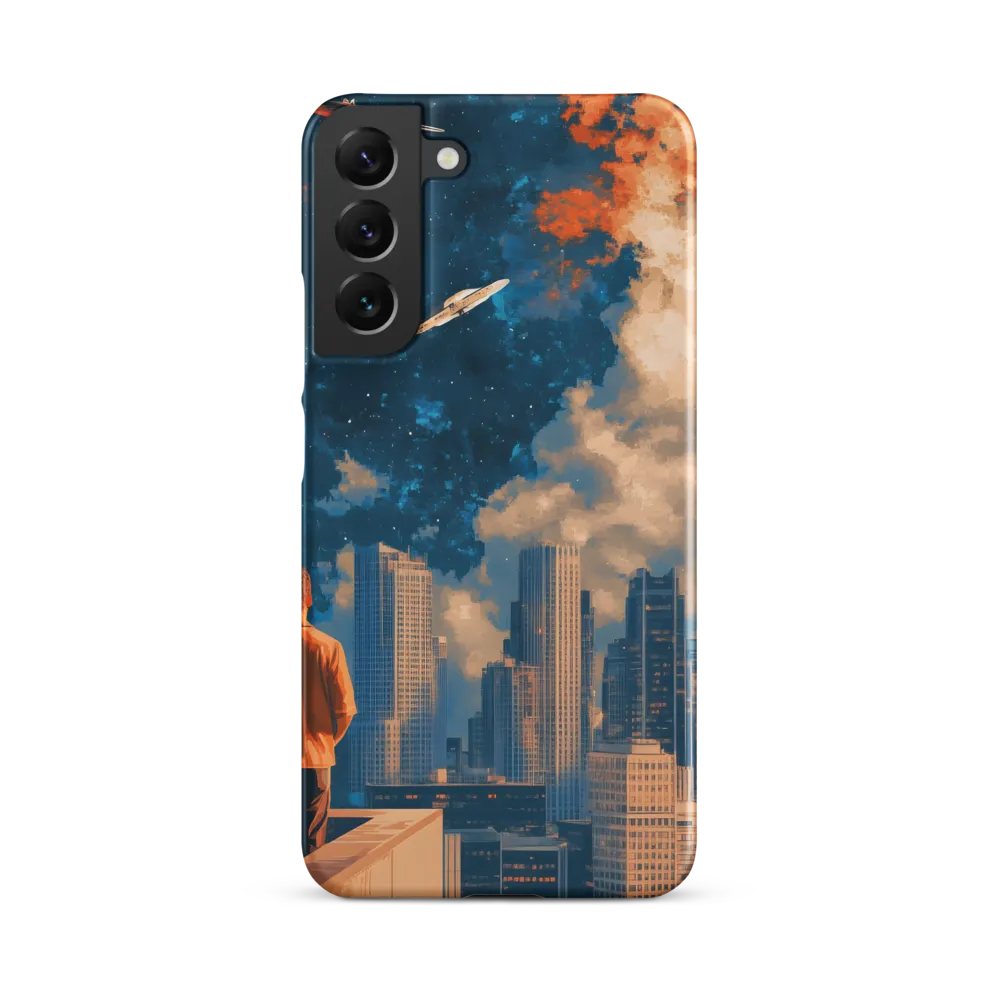 Cosmic Curiosity: A Glimpse into the Future | Phone Case |  S22 Plus | Snap Case | Matte