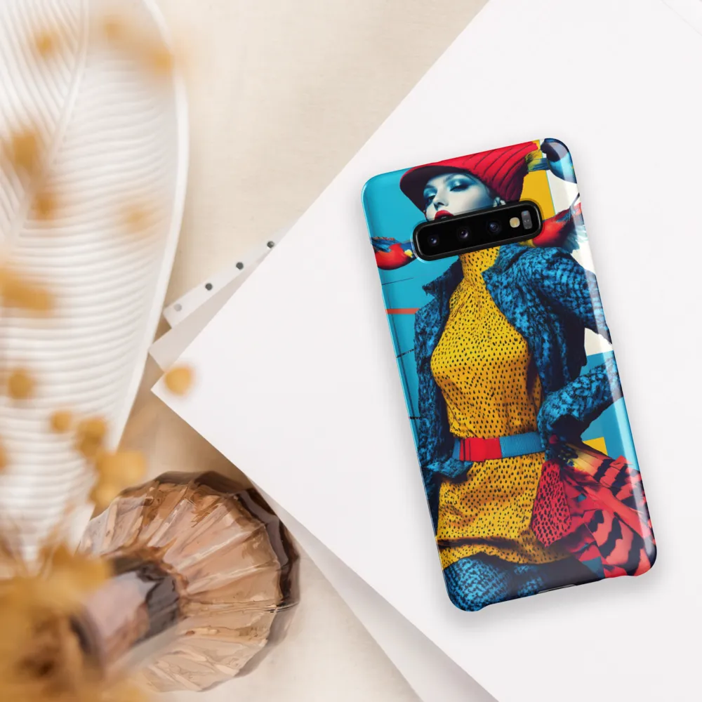 Vibrant Fusion of Nature and Fashion | Phone Case |  S10 Plus | Snap Case | Glossy