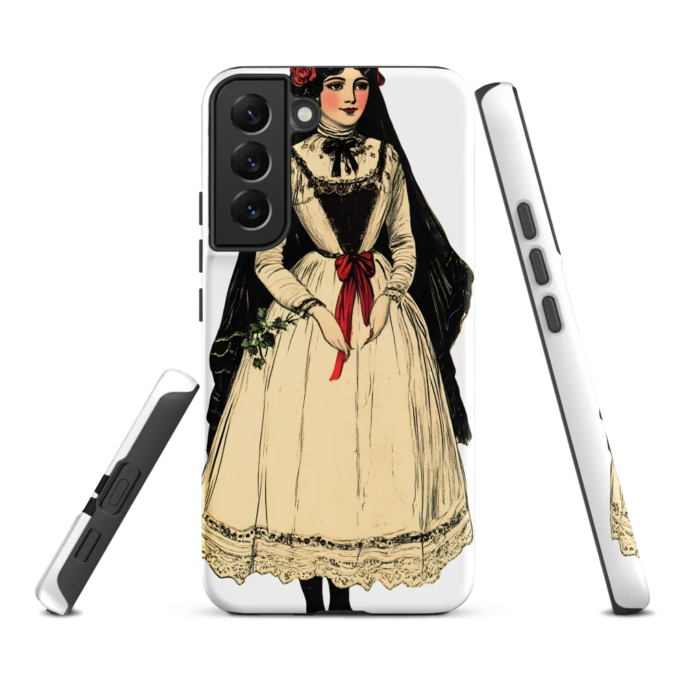Elegance in Tradition: A Folk Portrait