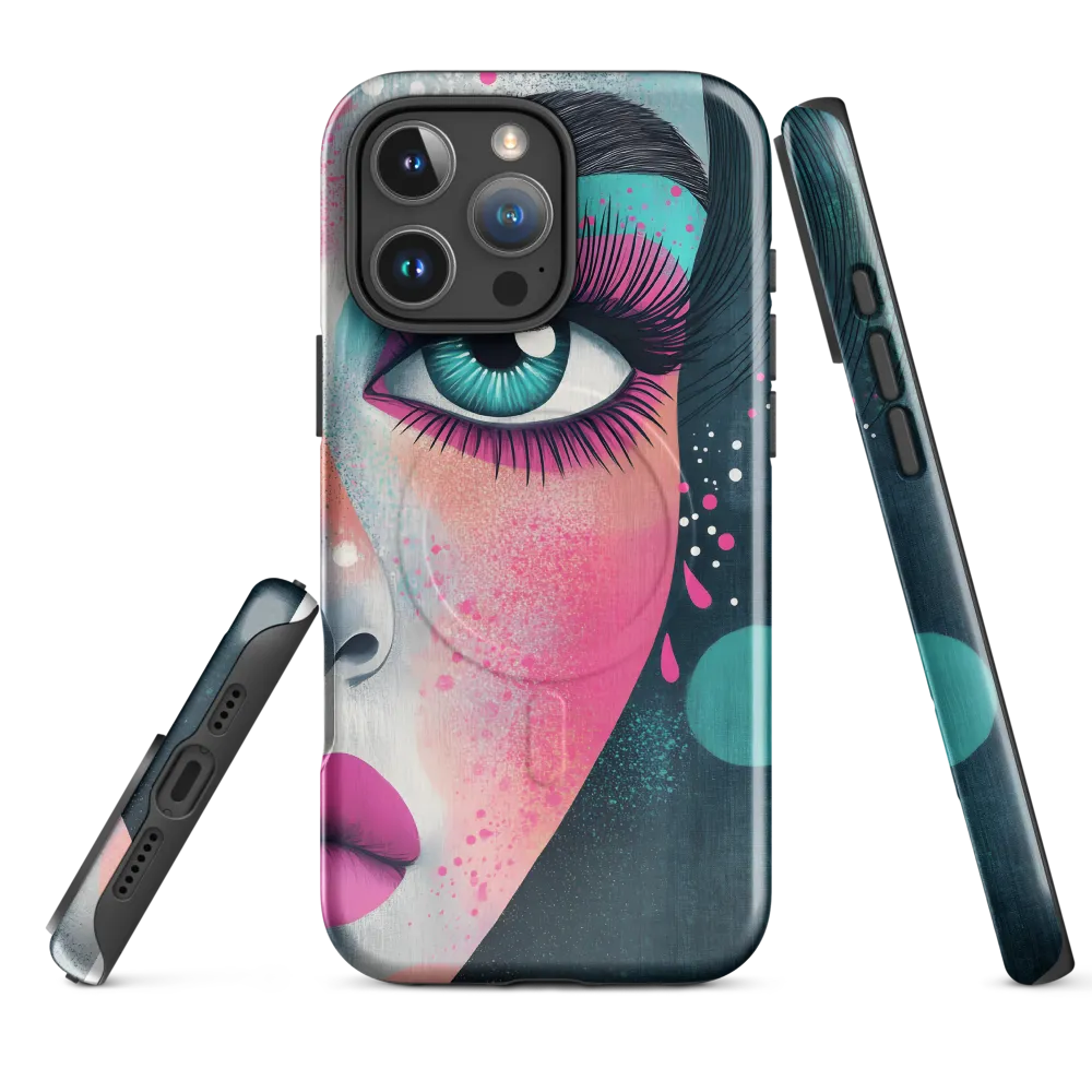 Vibrant Gaze | Phone Case |  16 Pro Max | MagSafe® Tough Case | Glossy