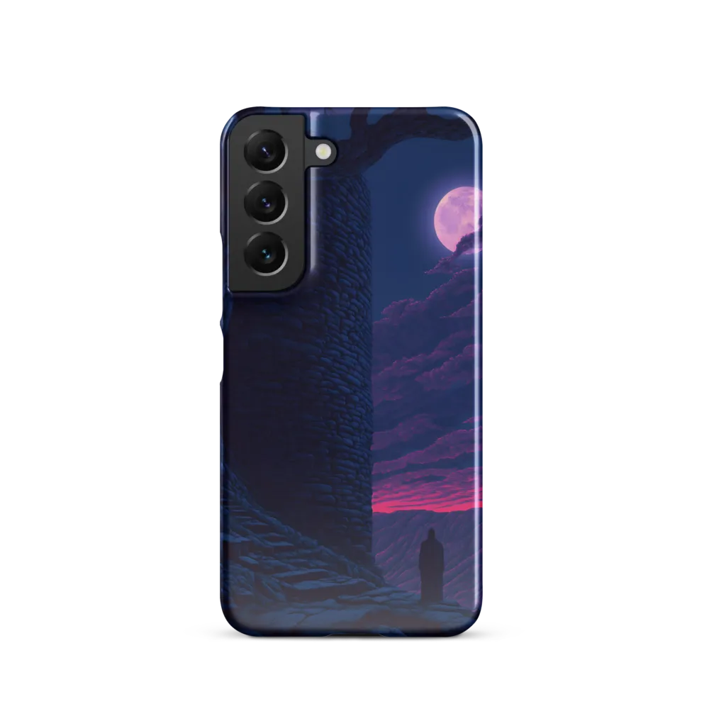 Moonlit Solitude | Phone Case |  S22 | Snap Case | Glossy