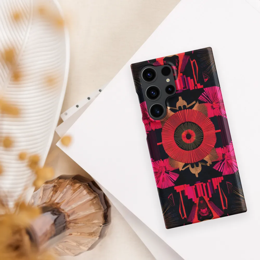 Dynamic Geometric Symphony | Phone Case |  S23 Ultra | Snap Case | Matte