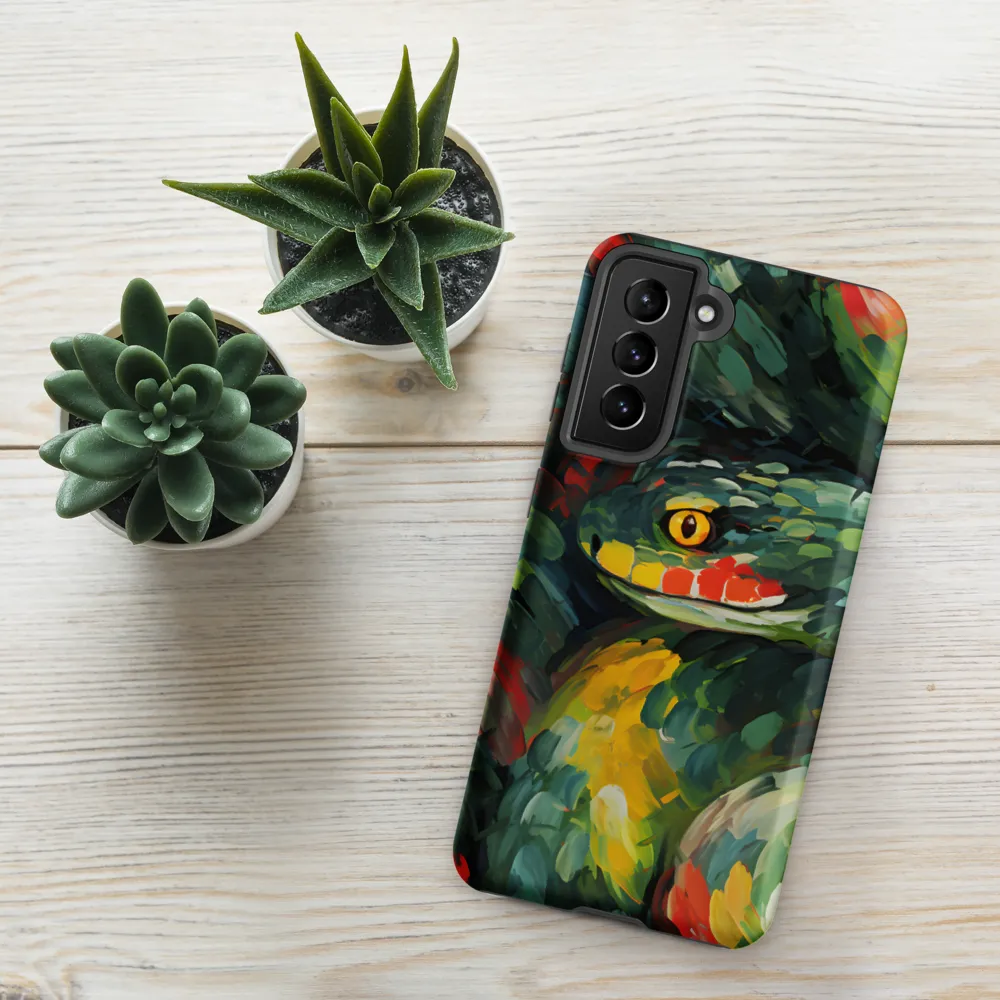 Enigmatic Coils | Phone Case |  S21 | Tough Case | Matte
