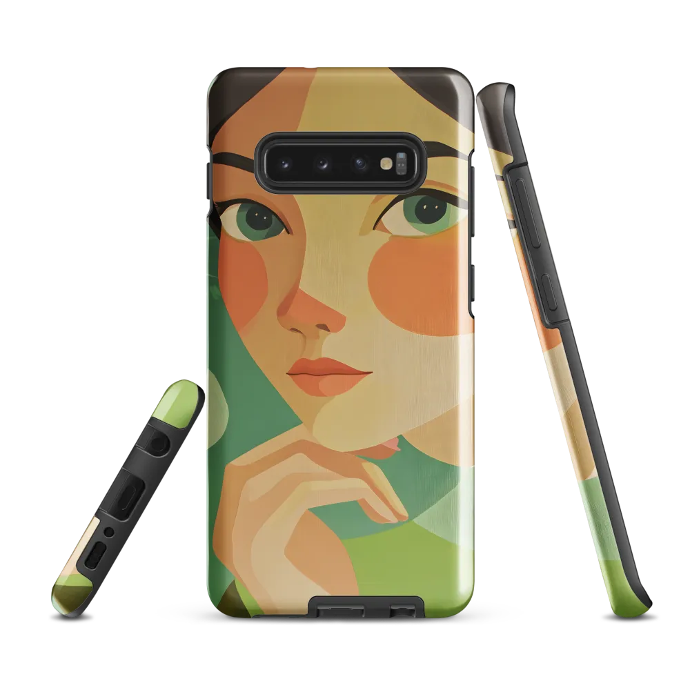 Contemplative Beauty | Phone Case |  S10 Plus | Tough Case | Glossy