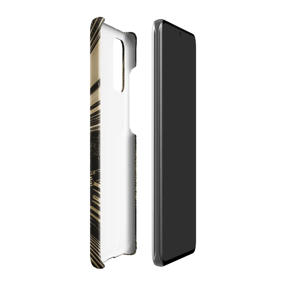 Urban Symphony: Aerial Perspective of City Life | Phone Case |  S20 Plus | Snap Case | Matte