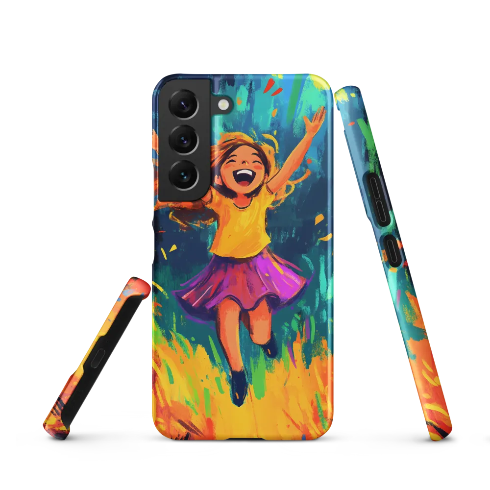 Joyful Escape into Nature | Phone Case |  S22 | Snap Case | Matte