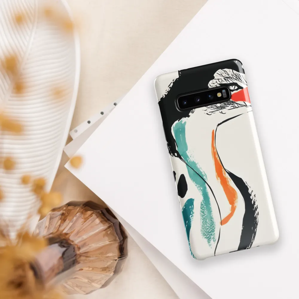 Fox in Bold Lines | Phone Case |  S10 Plus | Snap Case | Glossy