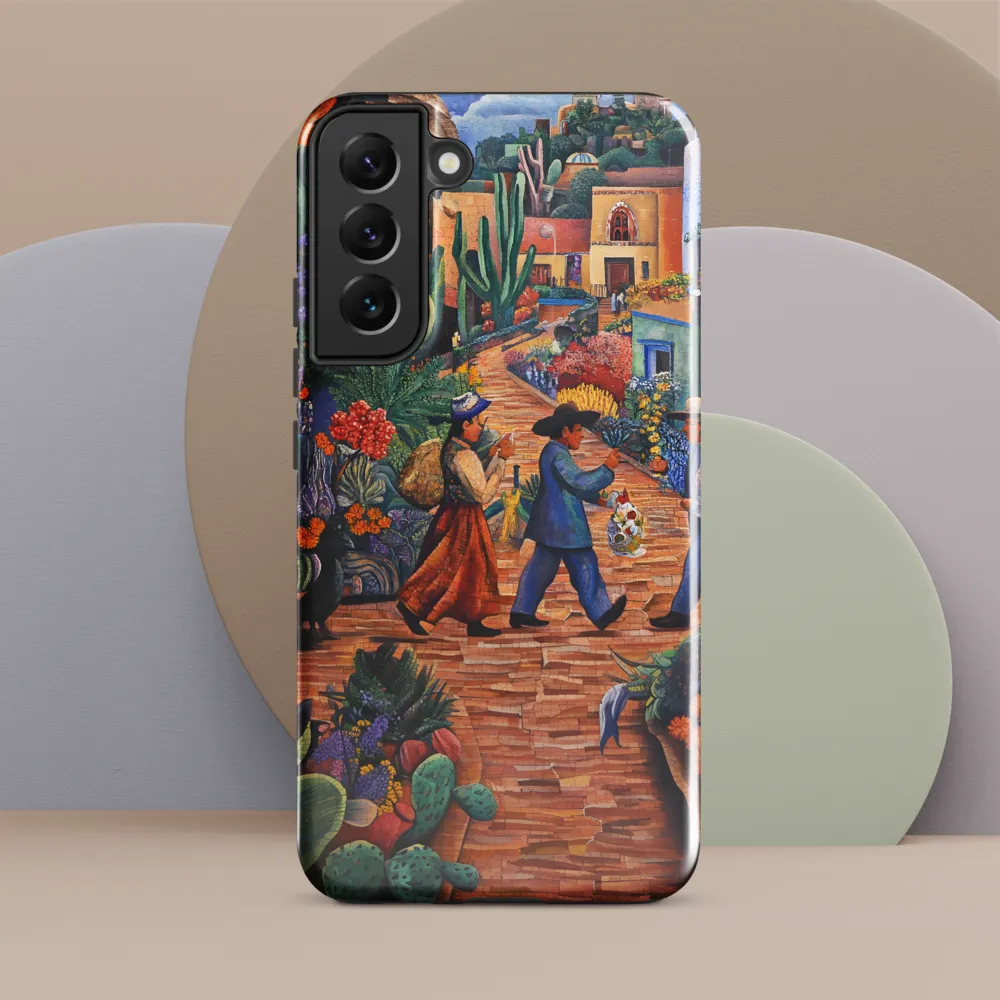 A Mosaic Journey Through Colorful Landscapes