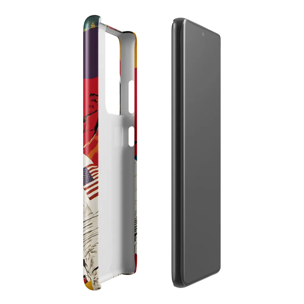 Cosmic Exploration: The Astronaut's Journey | Phone Case |  S21 Ultra | Snap Case | Glossy
