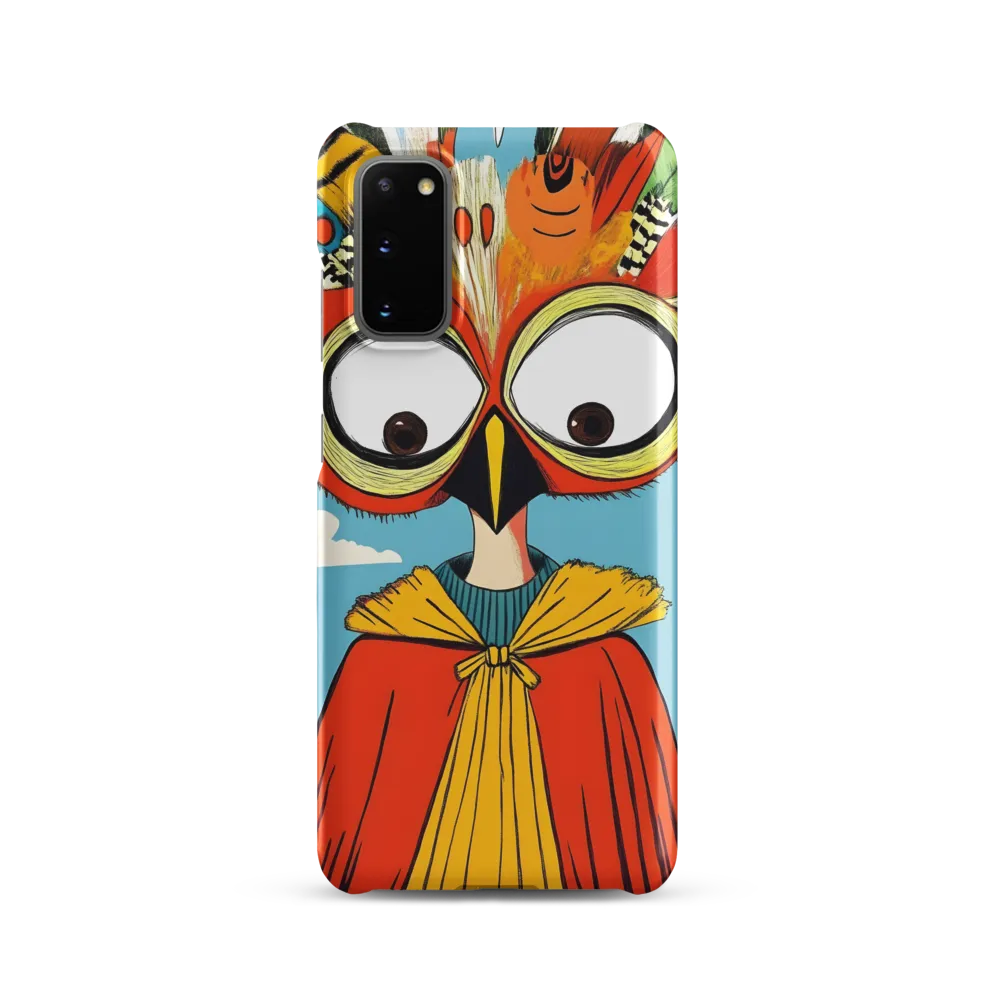 A Whimsical Encounter: The Owl-Human Fusion