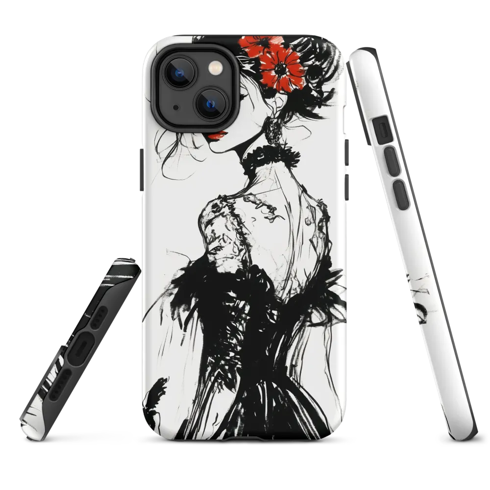 Elegance in Black and Red