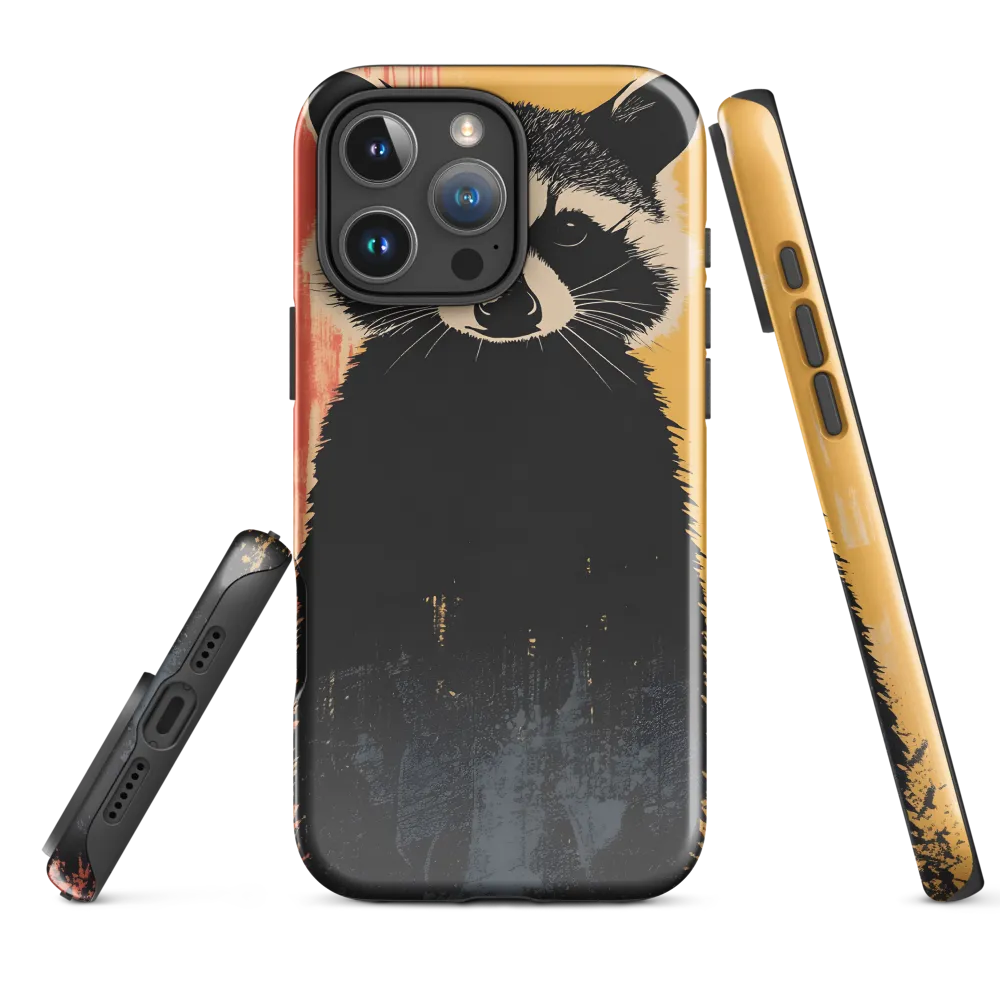 Whimsical Raccoon Portrait