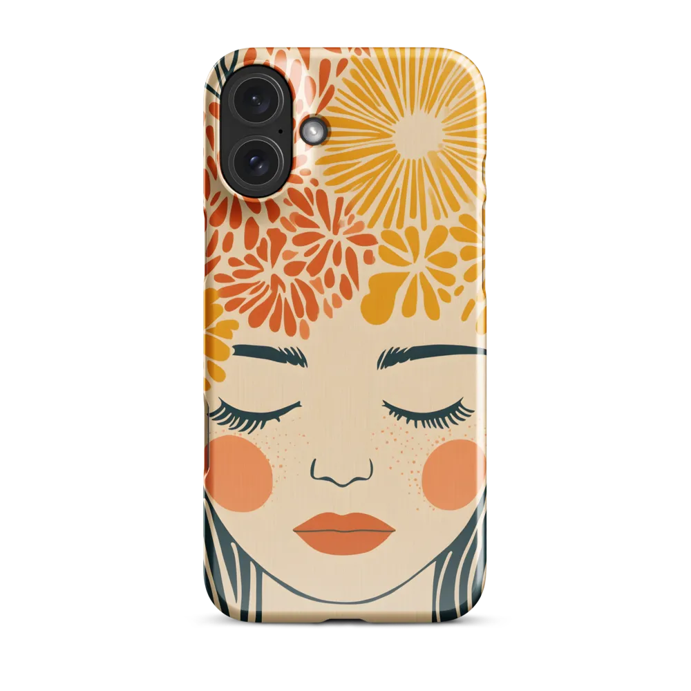 Serenity in Bloom | Phone Case |  16 Plus | Snap Case | Glossy