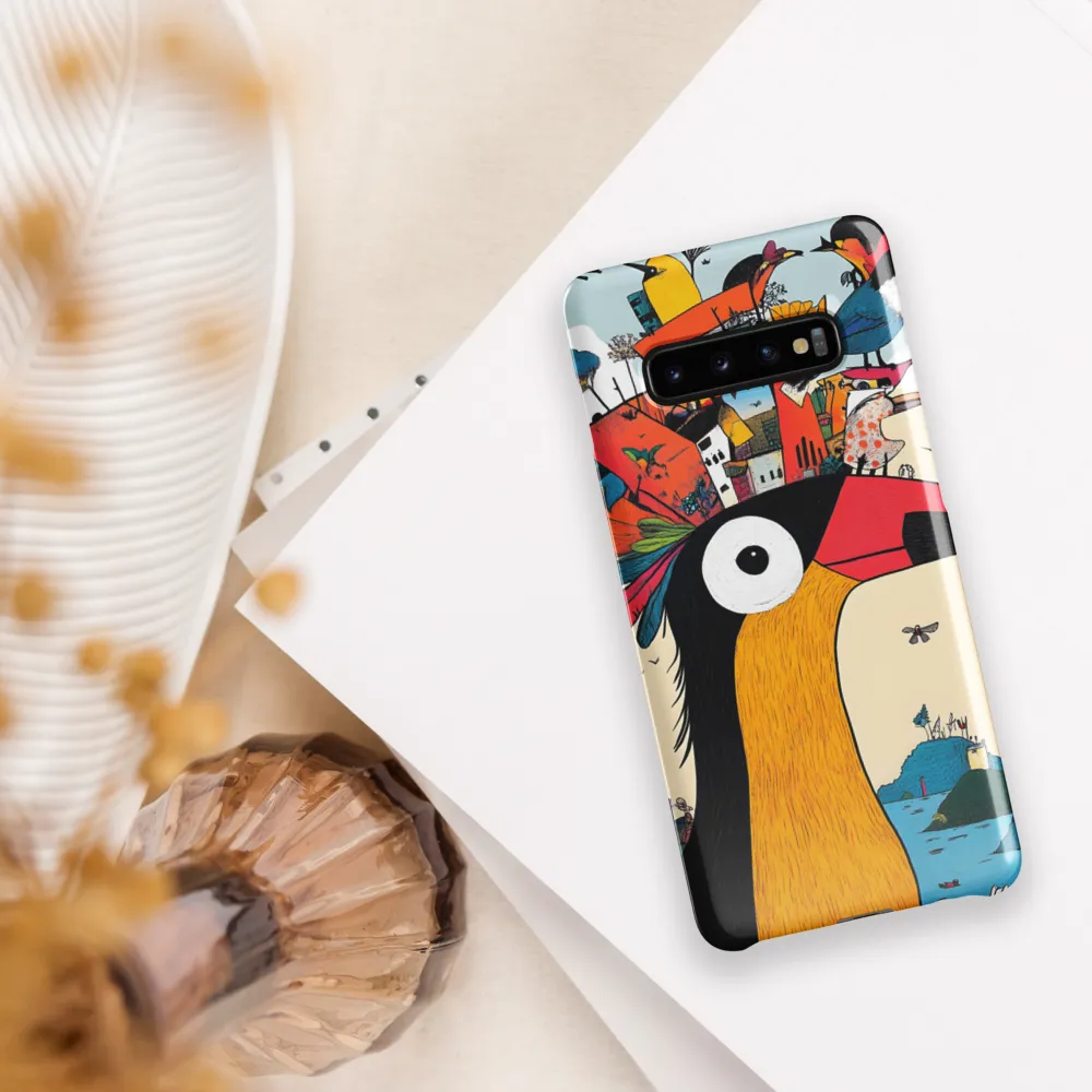 The Whimsical Birdscape | Phone Case |  S10 Plus | Snap Case | Glossy