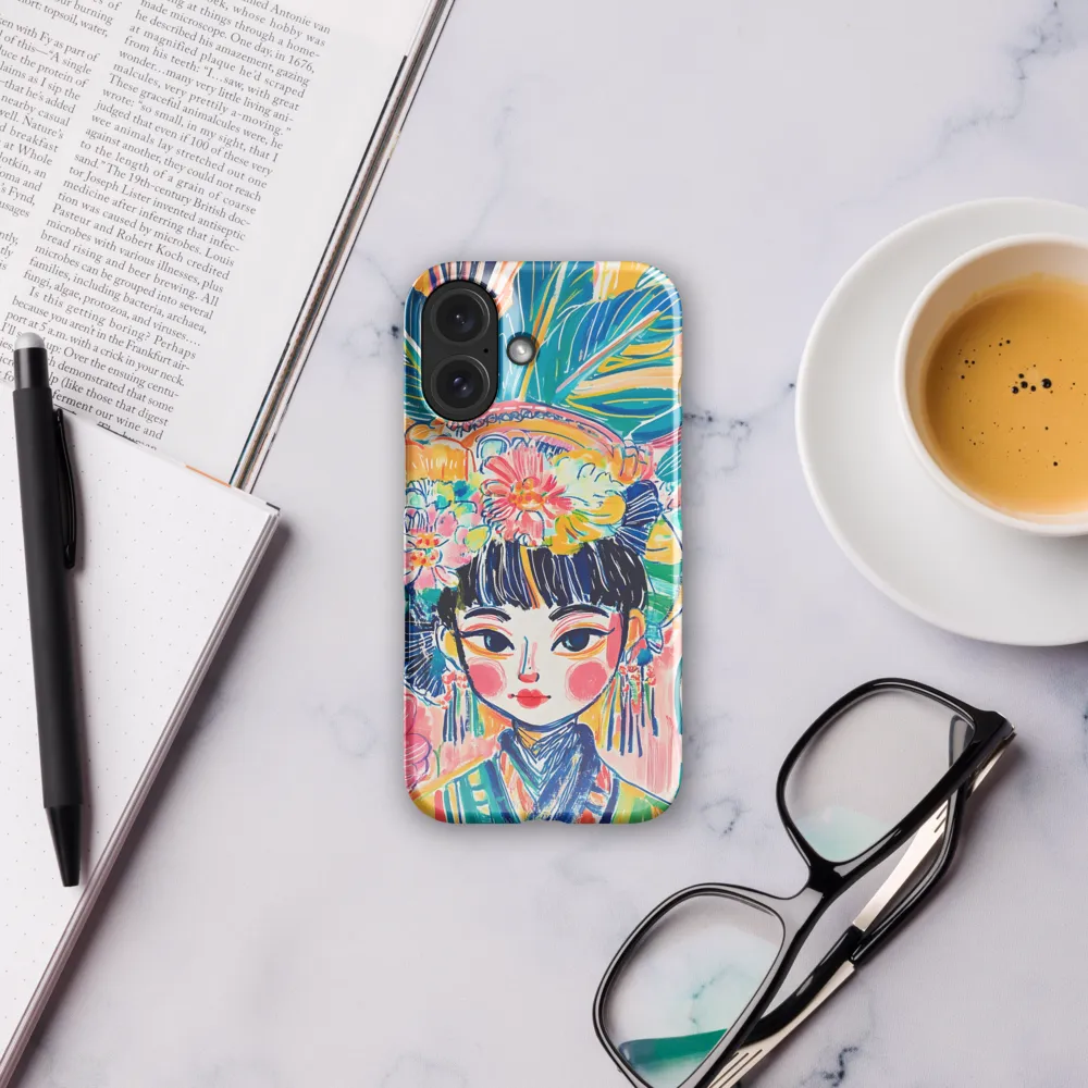 Blossoming Serenity | Phone Case |  16 | Snap Case | Glossy