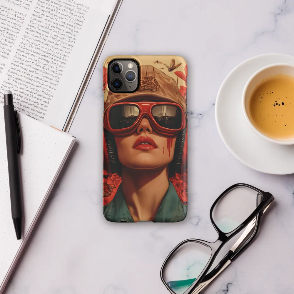 Defiant Portrait in a Floral Realm | Phone Case |  11 Pro Max | Snap Case | Matte