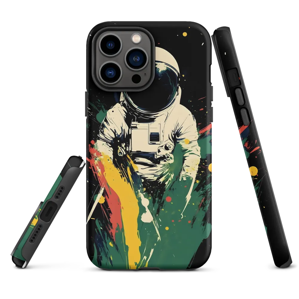Cosmic Splash: The Astronaut's Journey