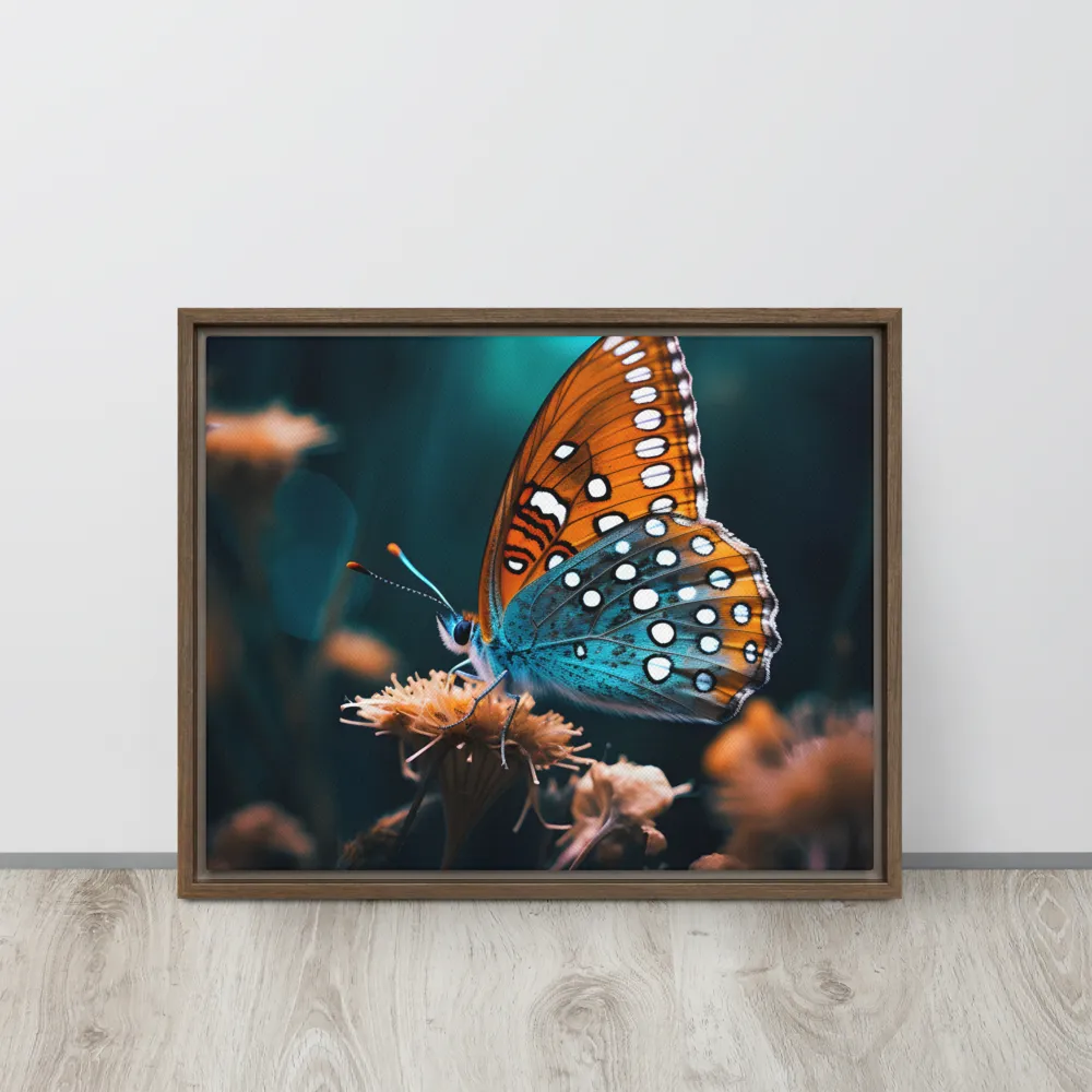 Whispers of Color: The Butterfly's Embrace