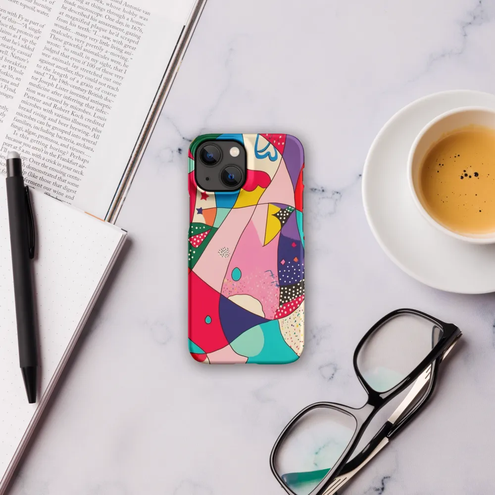 Playful Geometry in Color | Phone Case |  13 Mini | Snap Case | Matte