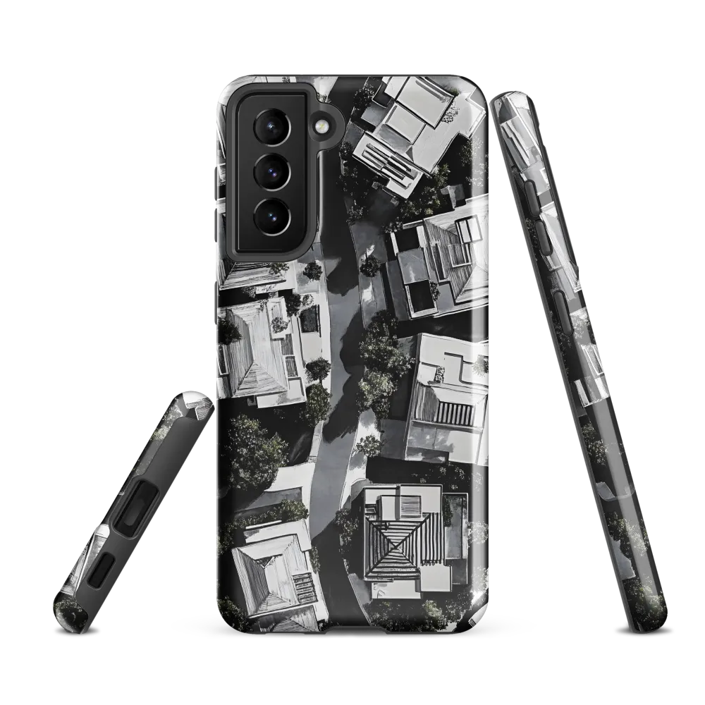 Serenity in Structure | Phone Case |  S21 FE | Tough Case | Glossy
