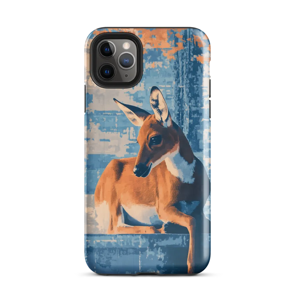 Serenity in Color: The Reclining Deer | Phone Case |  11 Pro Max | Tough Case | Glossy