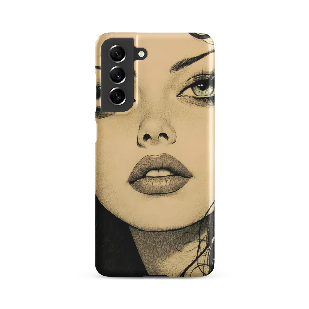 Enigmatic Gaze | Phone Case |  S21 FE | Snap Case | Matte