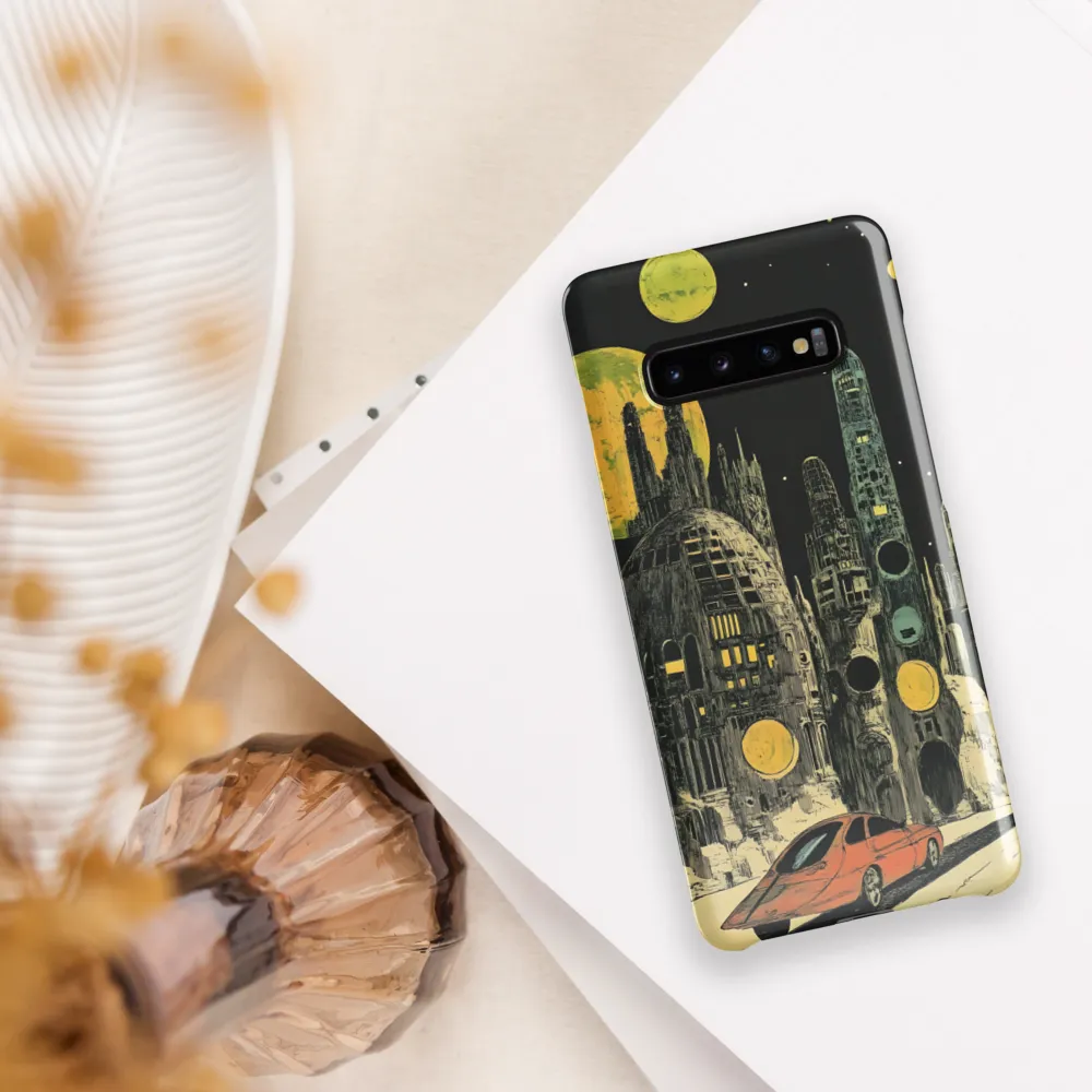 Odyssey in a Futuristic City | Phone Case |  S10 Plus | Snap Case | Glossy