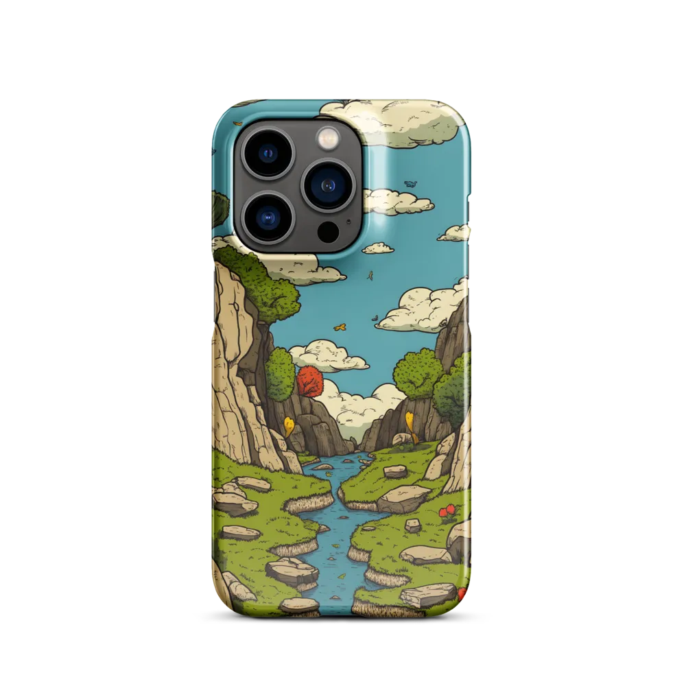 Whimsical Serenity: A Canyon Landscape
