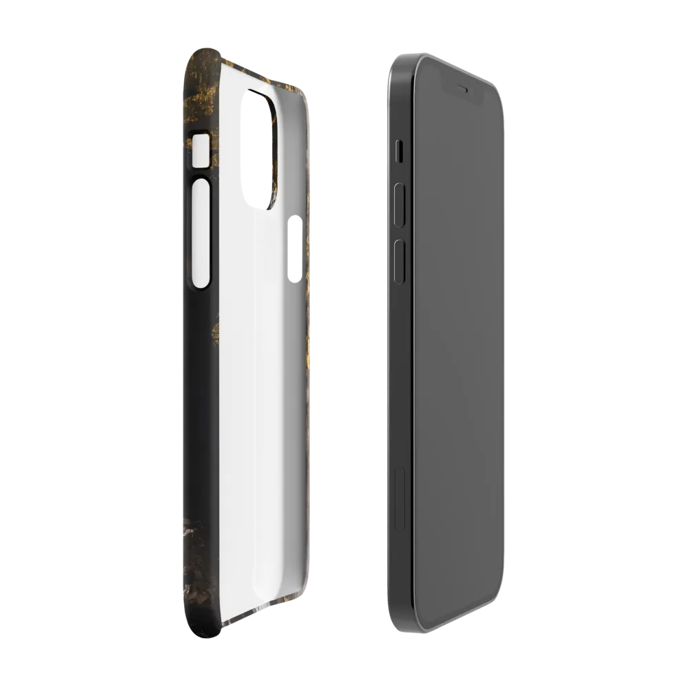 Golden Elegance: A Modern Profile Portrait