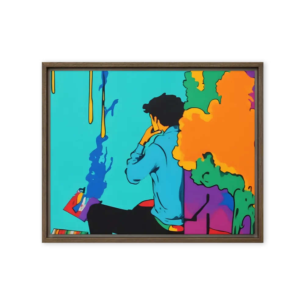 The Artist Within | Canvas with Brown Frame | 16″×20″