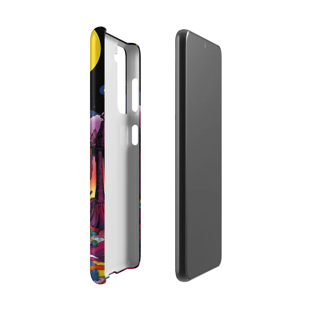 Celestial Dreams: A Journey Through an Alien Landscape | Phone Case |  S21 | Snap Case | Matte