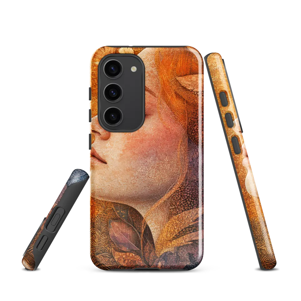Golden Mosaic: Profile in Autumn Light
