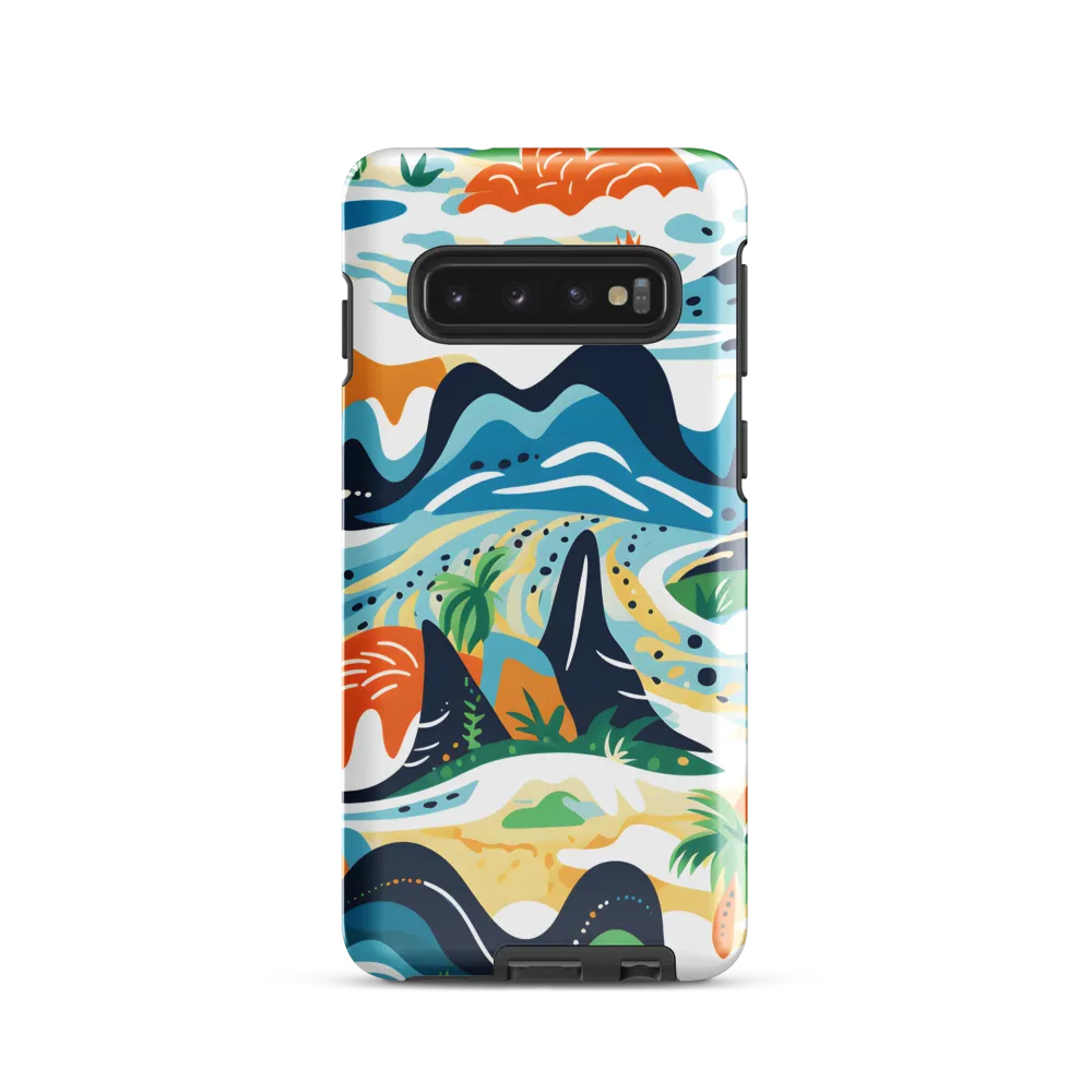 Abstract Tropical Landscape