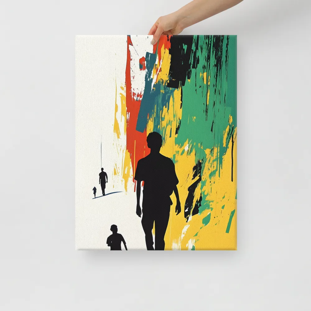 Journey of Silhouettes | Canvas | 18″×24″