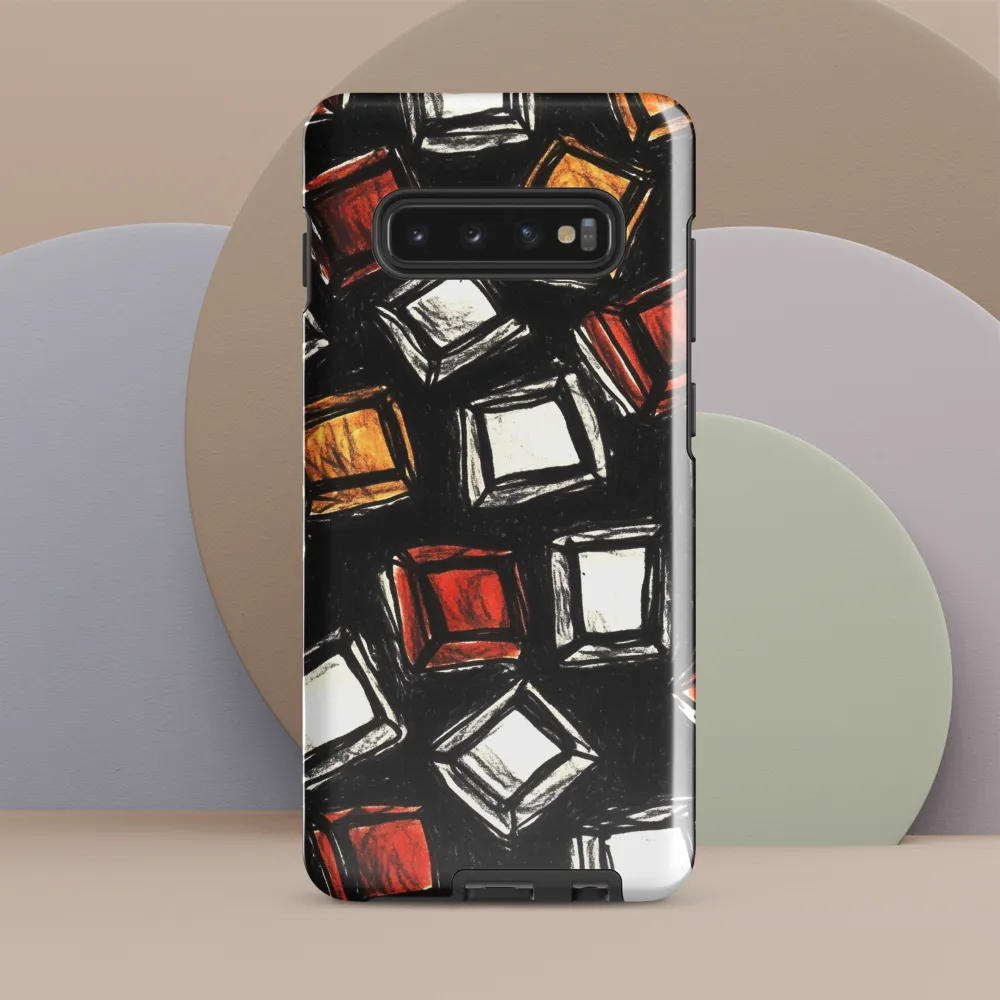 Reflections in Geometric Form | Phone Case |  S10 Plus | Tough Case | Glossy