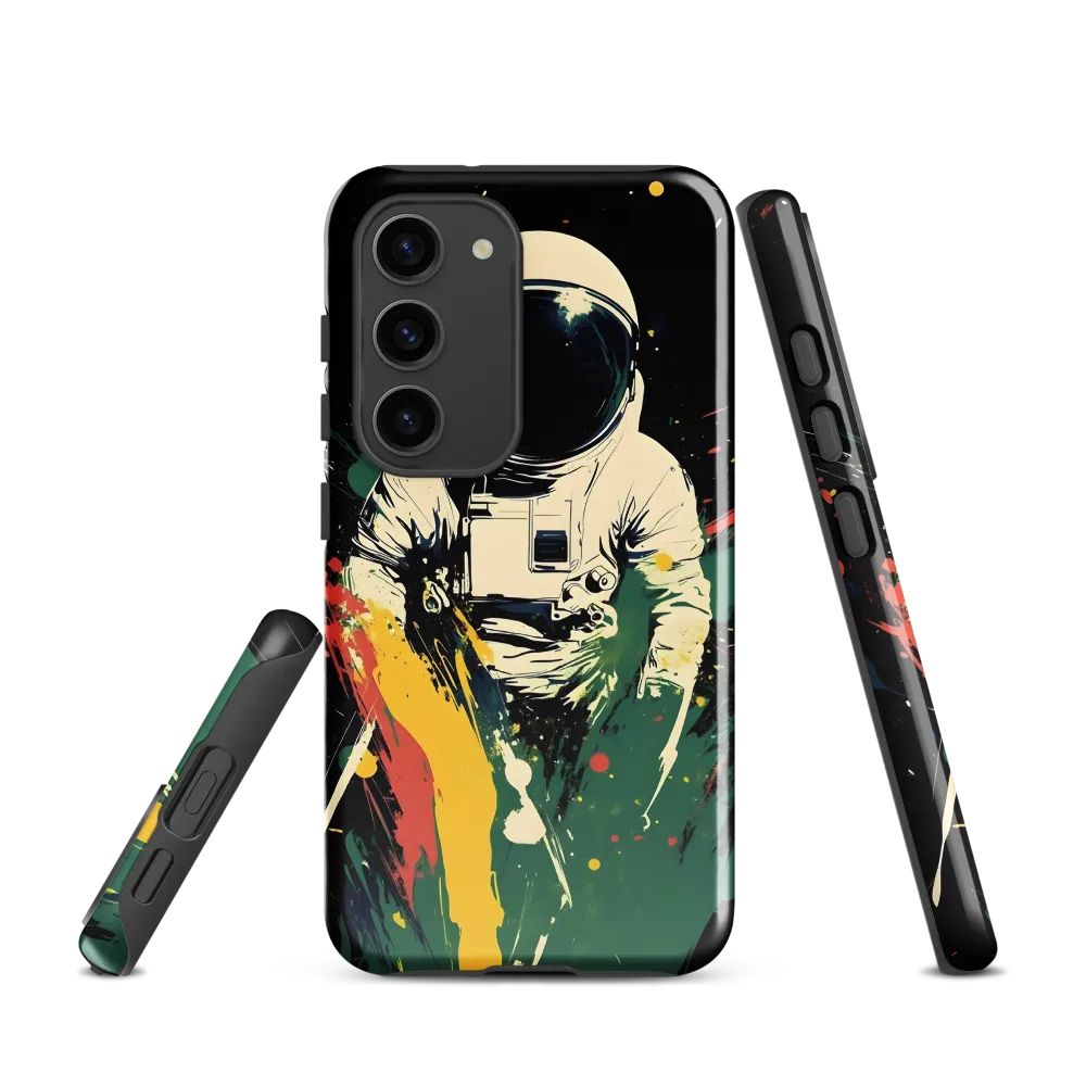 Cosmic Splash: The Astronaut's Journey