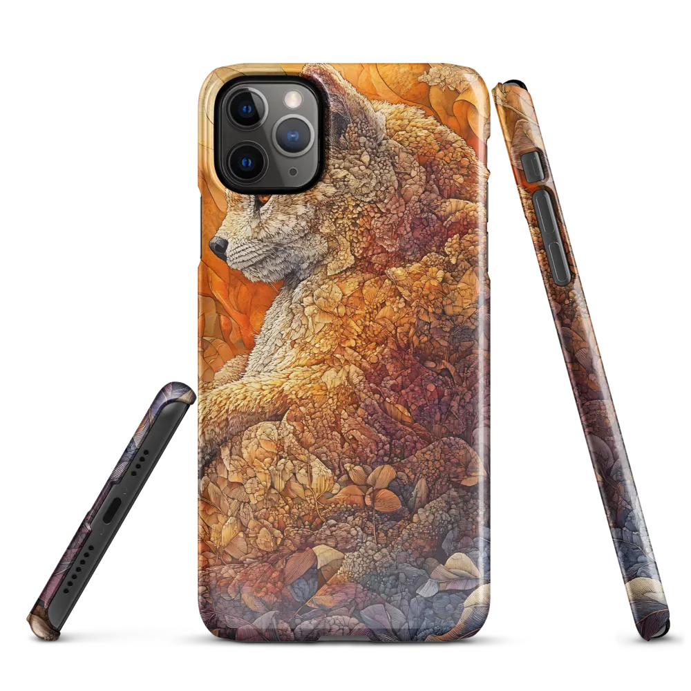 Whispers of the Forest: A Serene Fox | Phone Case |  11 Pro Max | Snap Case | Glossy