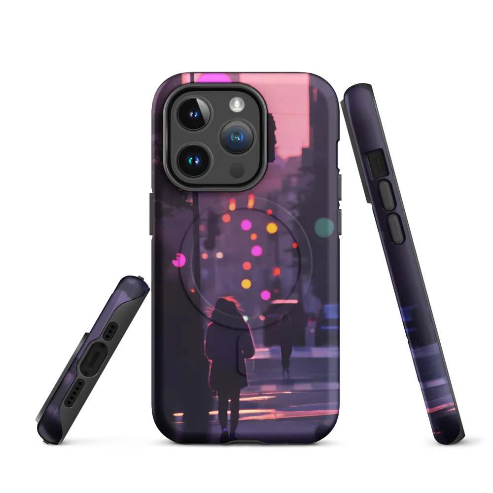 City Silhouettes at Dusk | Phone Case |  14 Pro | MagSafe® Tough Case | Matte