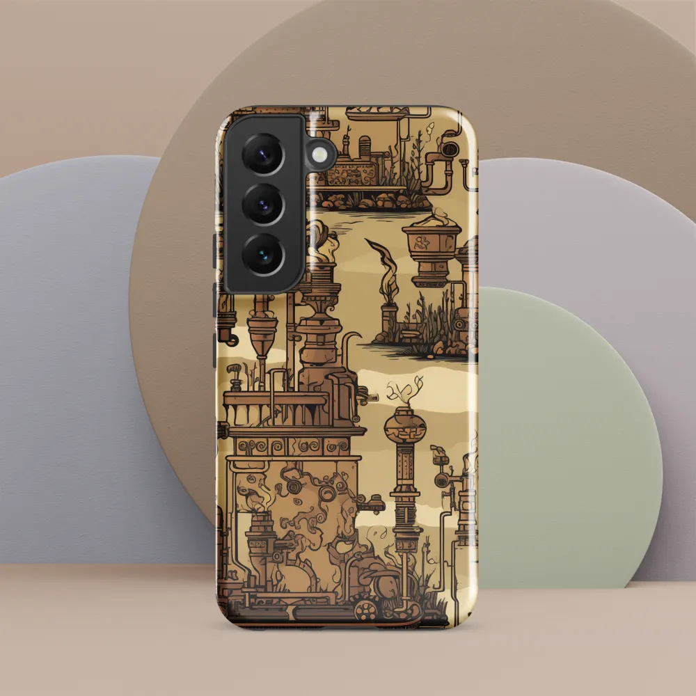 Whimsical Industrial Landscape