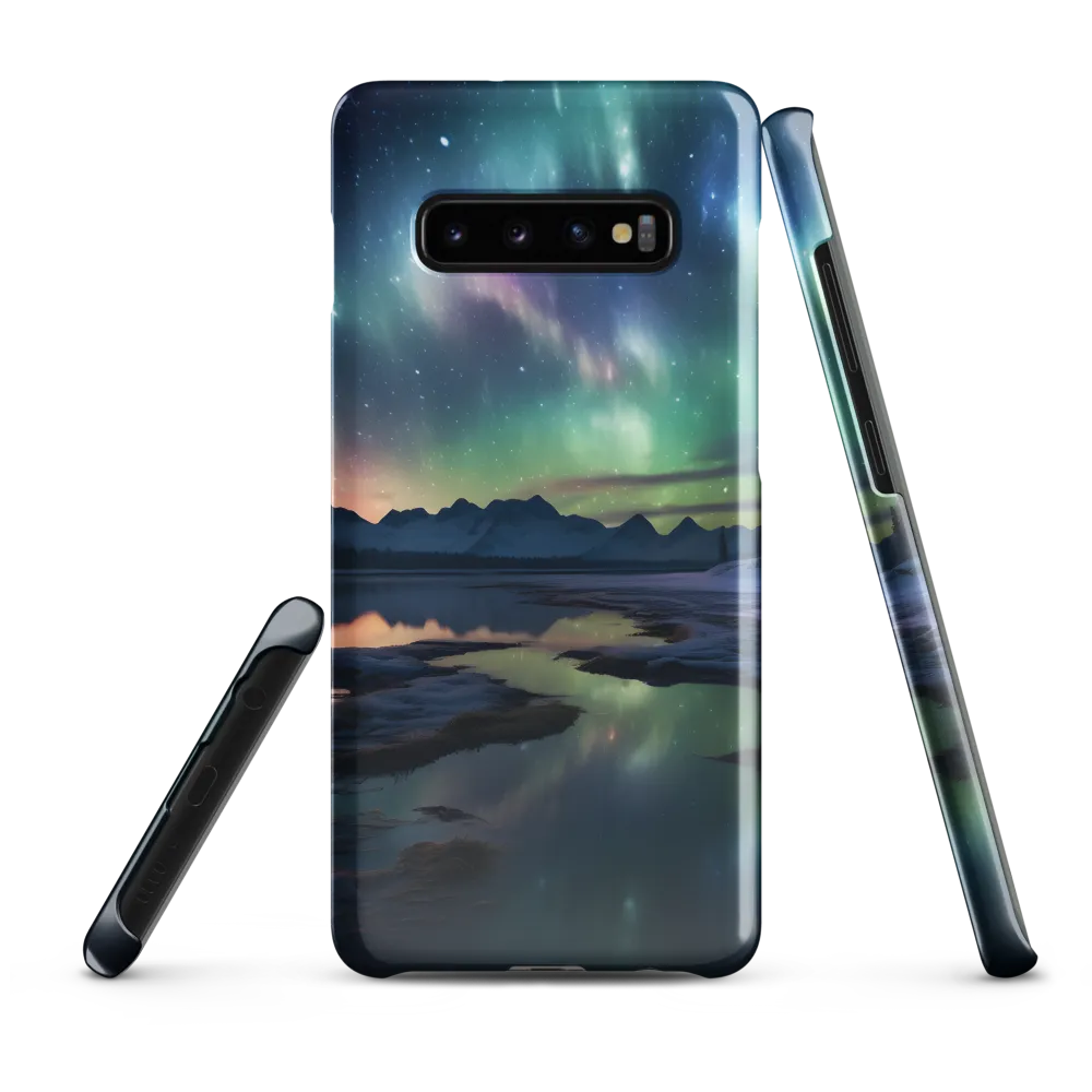 Ethereal Aurora: A Night Under the Stars | Phone Case |  S10 Plus | Snap Case | Glossy