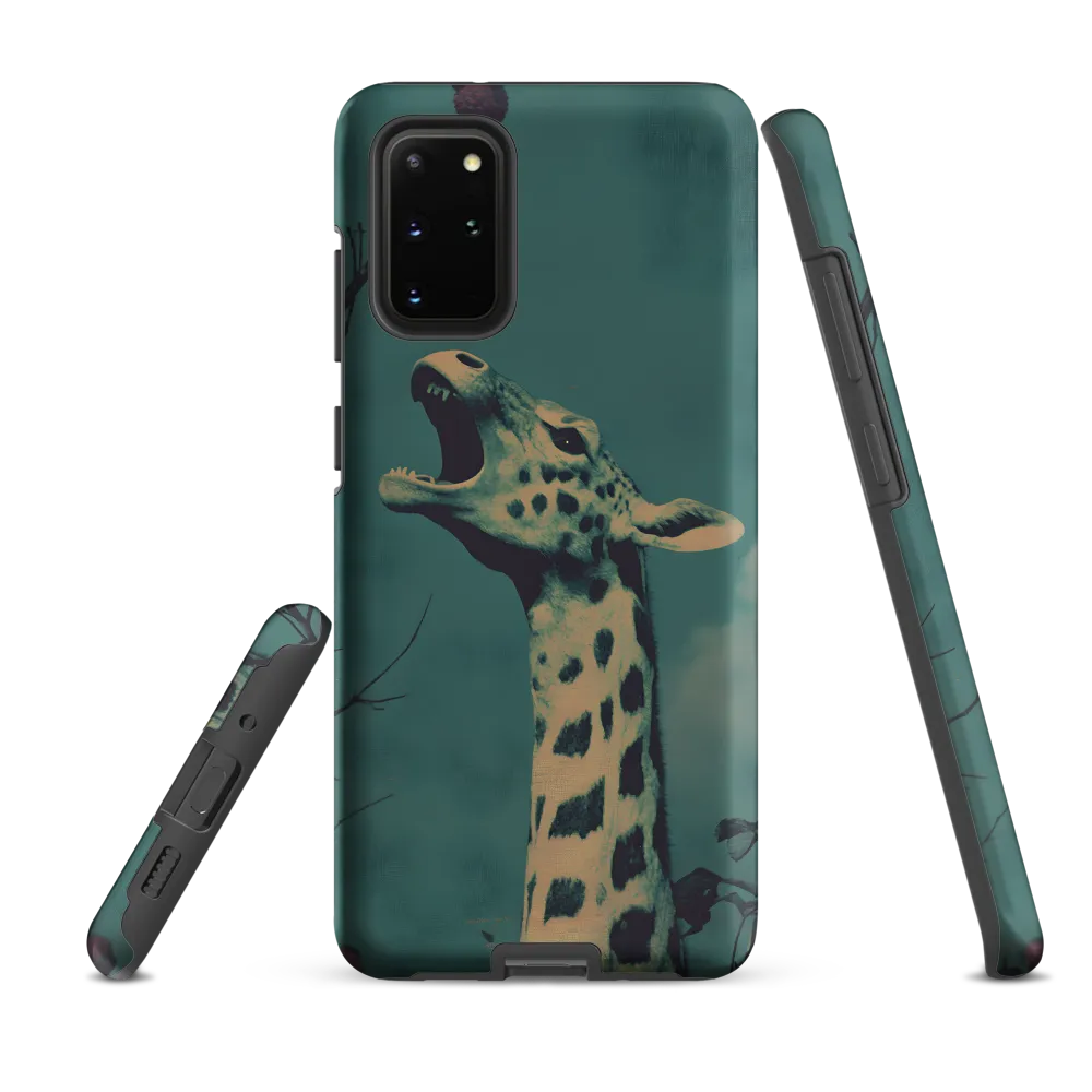 Whispers of the Tall: A Surreal Giraffe Encounter