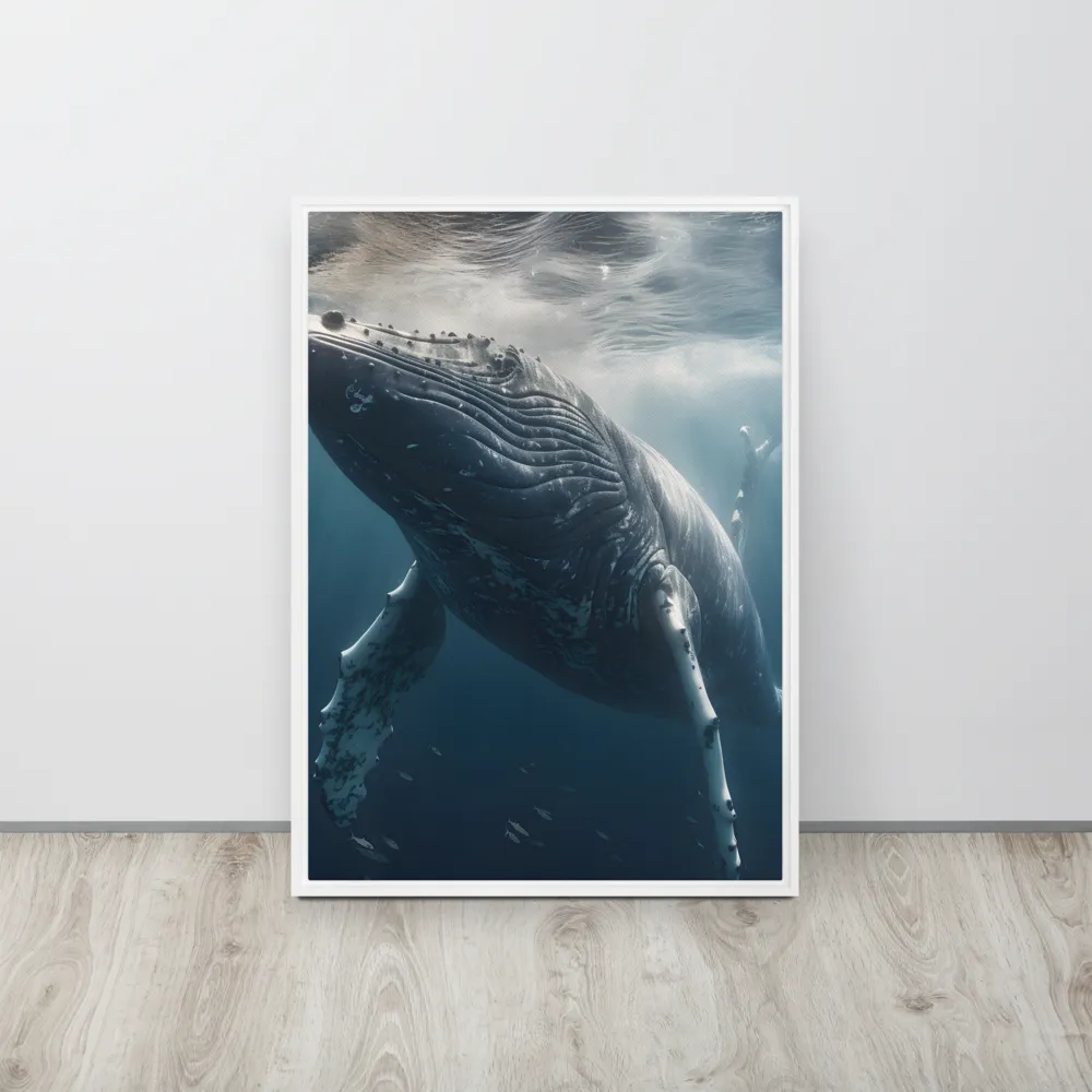 Graced by the Depths | Canvas with White Frame | 20″×28″