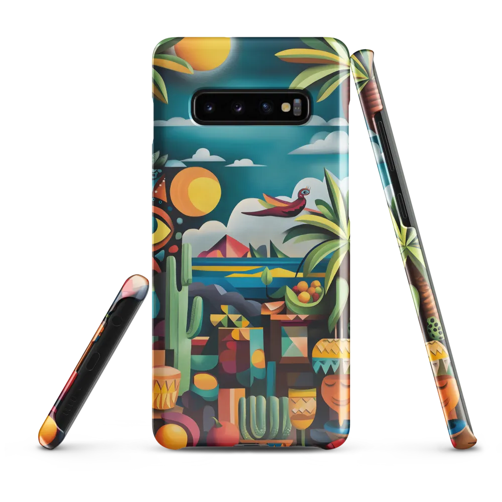 Whimsical Oasis | Phone Case |  S10 Plus | Snap Case | Glossy